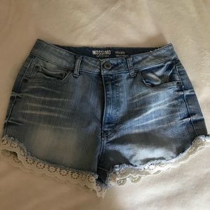 High rise mossimo jean shorts